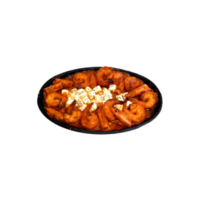 creveți saganaki cu feta