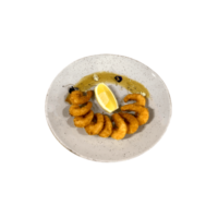creveți crispy pane