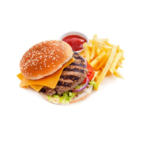 Meniu New Jersey Clasic Burger cu cartofi prajiti livrare Popesti