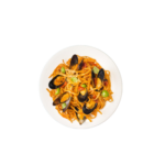 spaghete cu fructe de mare