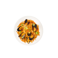 spaghete cu fructe de mare