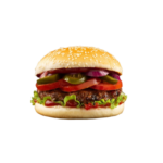 Meniu Spicy Burger cu jalapenos si cartofi prajiti livrare S4
