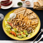 Gyros mixt de pui si porc cu cartofi prajiti livrare Bucuresti Sector 4